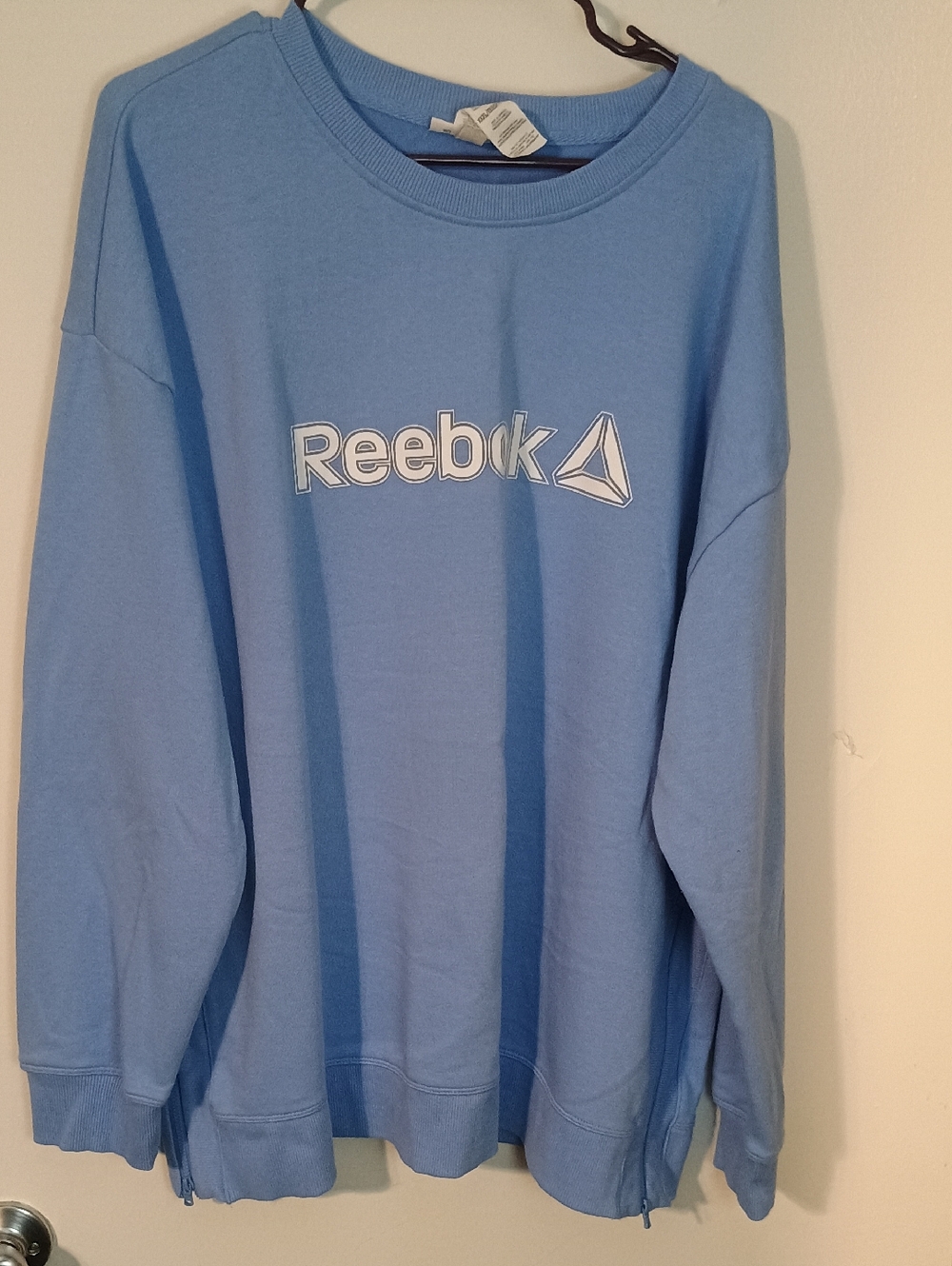 Reebok Sky Blue Logo Crewneck Sweatshirt